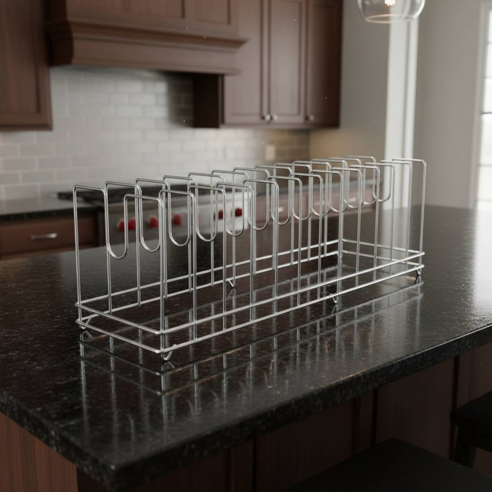 Kitchen Baking Tray Rack - Pizza Pan Rack Space Saving Baking