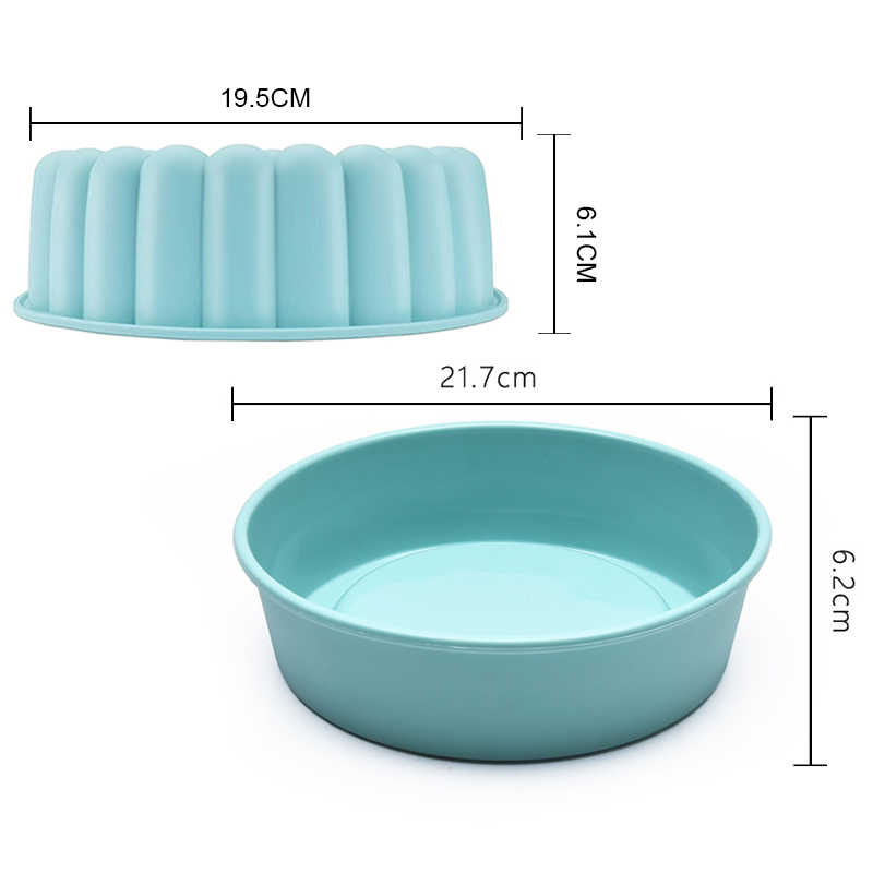 Kitchen Baking Tray Rack - Silicone Baking Tray Organizer Round Flan