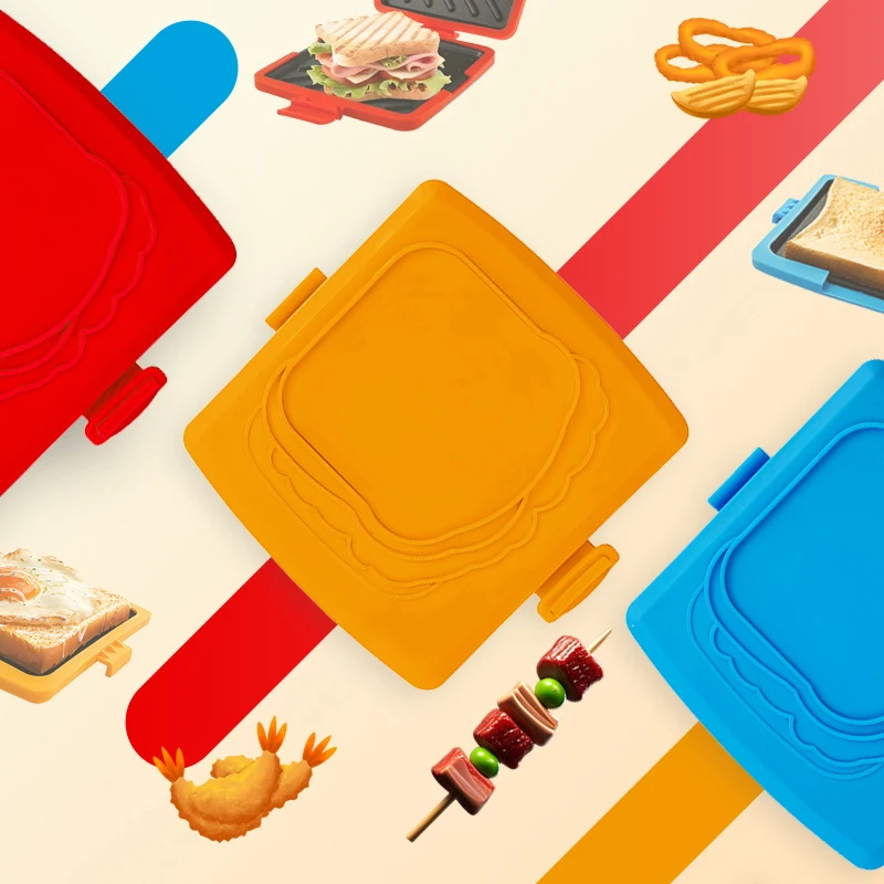 3pack Food Grade Sandwich Toas - огляд і ціна Kitchen Baking Set