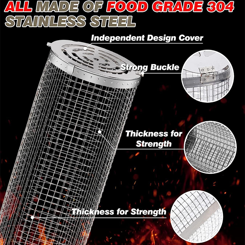 BBQ Basket Stainless Steel Rol - огляд і ціна Kitchen Baking Tray Rack