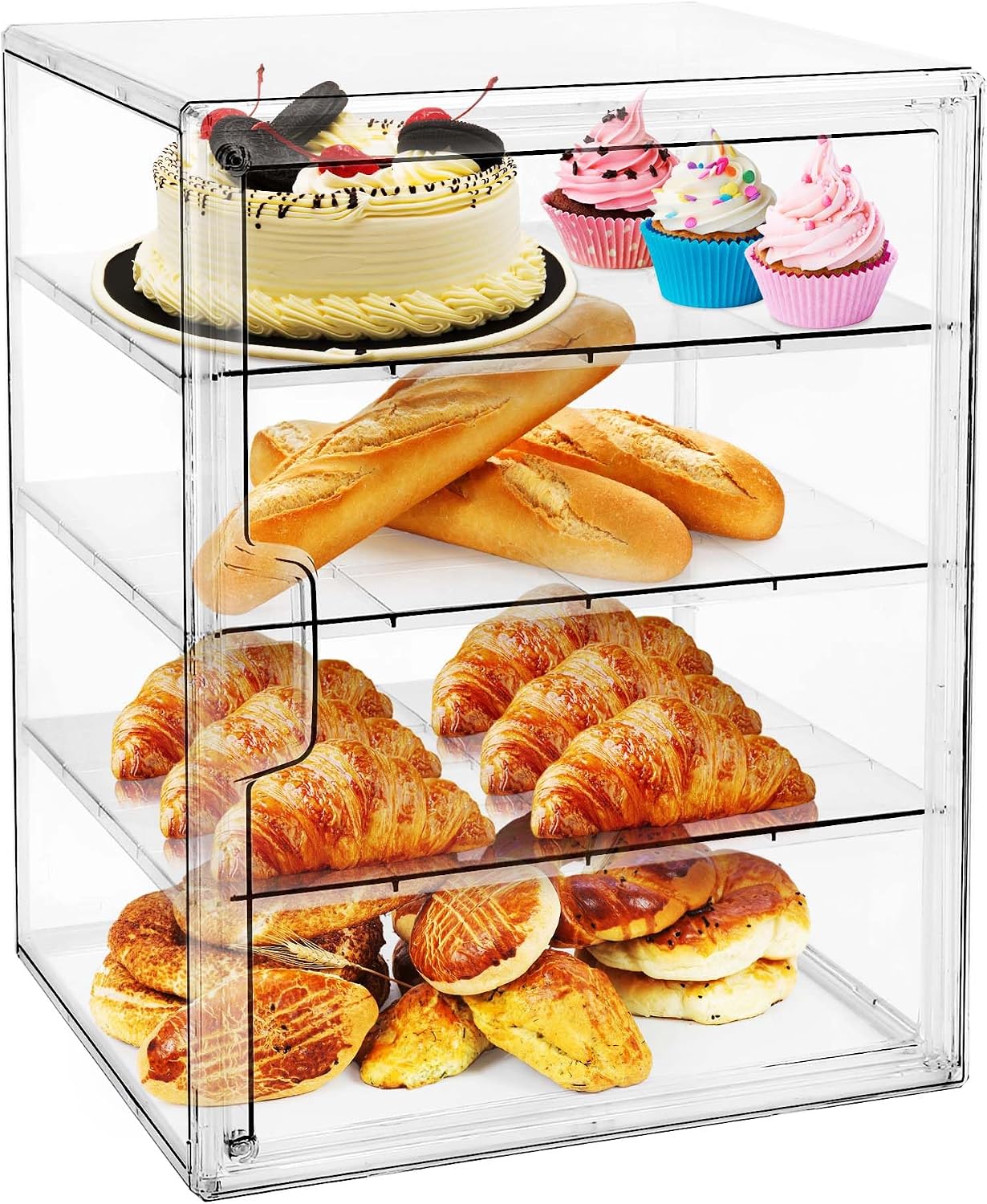 Pastry Display Case,Bread Box  - огляд і ціна Kitchen Baking Storage Containers