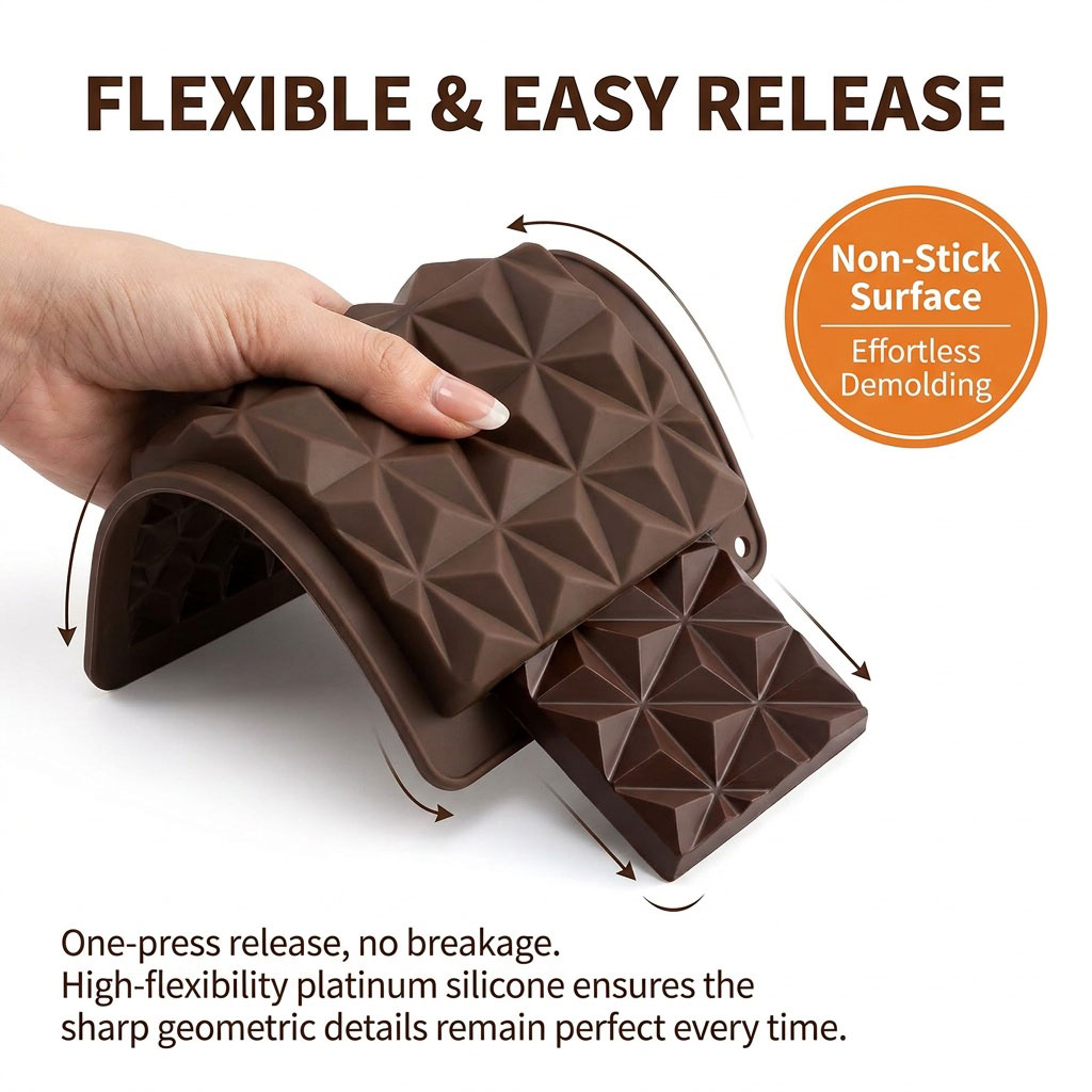 2-in-1 Silicone Chocolate Bar  - огляд і ціна Kitchen Baking Tray