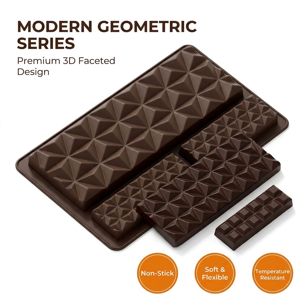 2-in-1 Silicone Chocolate Bar  - огляд і ціна Kitchen Baking Tray