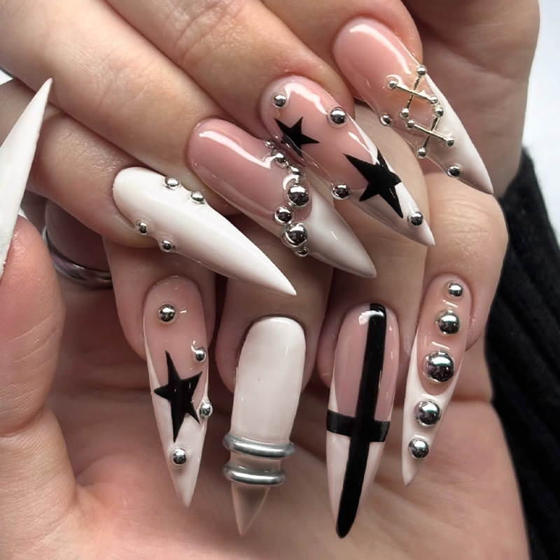 24pcs Long Stiletto False Nail - огляд і ціна Decorating Tip Set