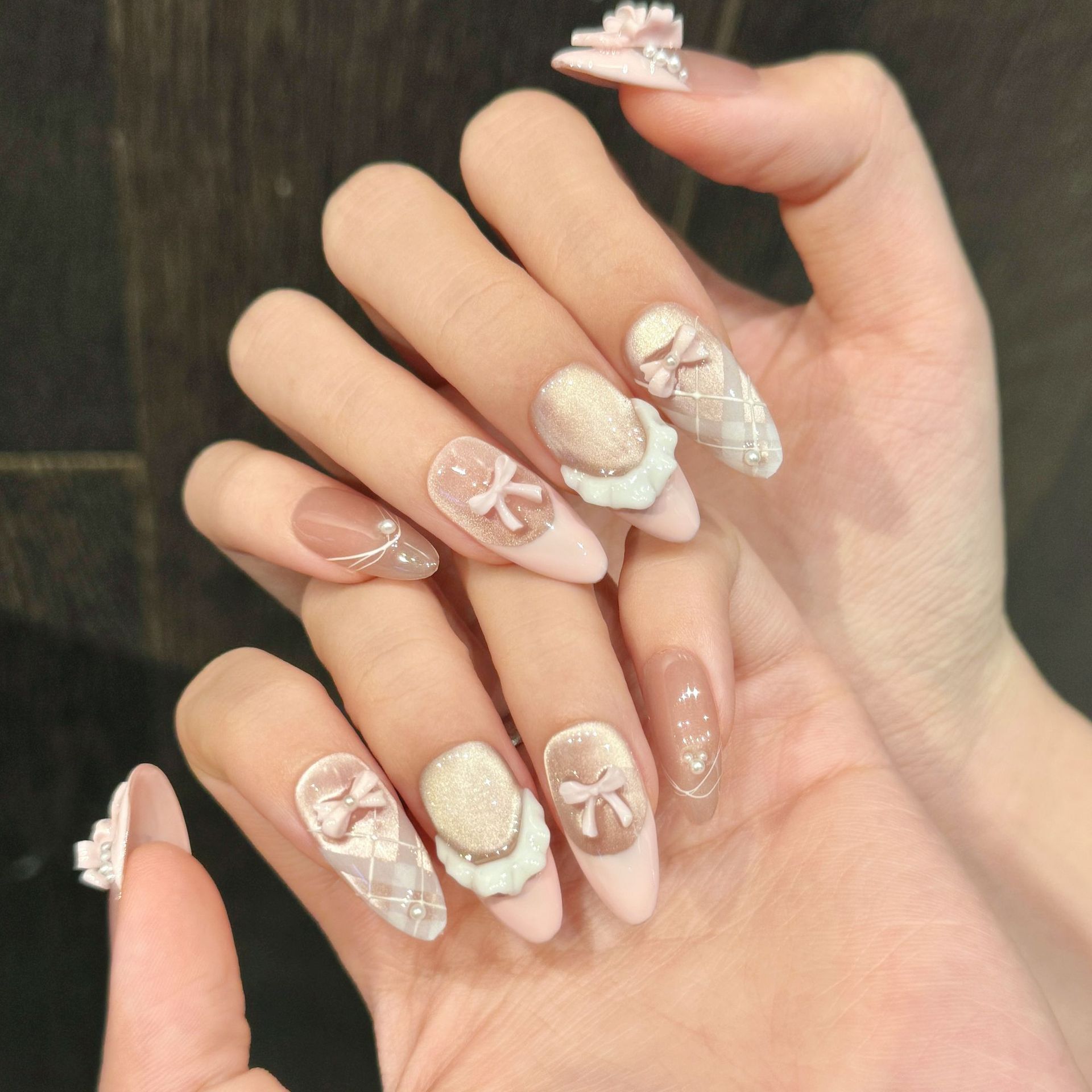 10pcs Handmade Press on Nails  - огляд і ціна Decorating Tip Set