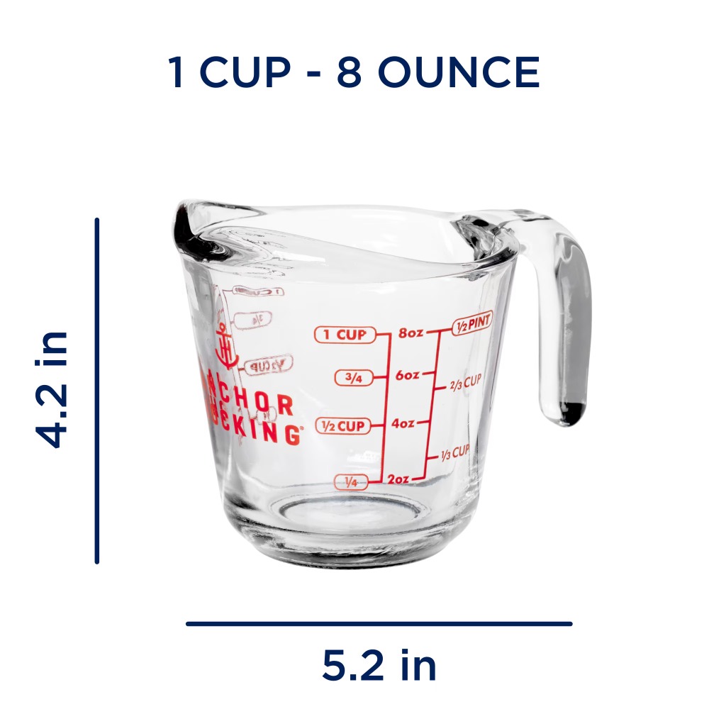 2-Pack Glass Measuring Cups Se - огляд і ціна Kitchen Baking Set