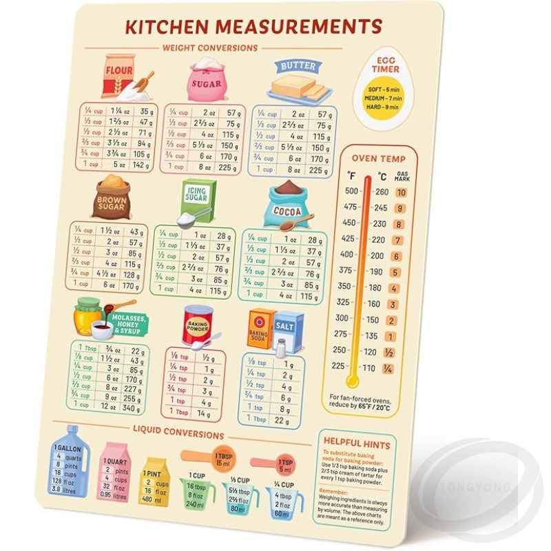 Kitchen Conversion Chart Magne - огляд і ціна Kitchen Baking Conversion Chart