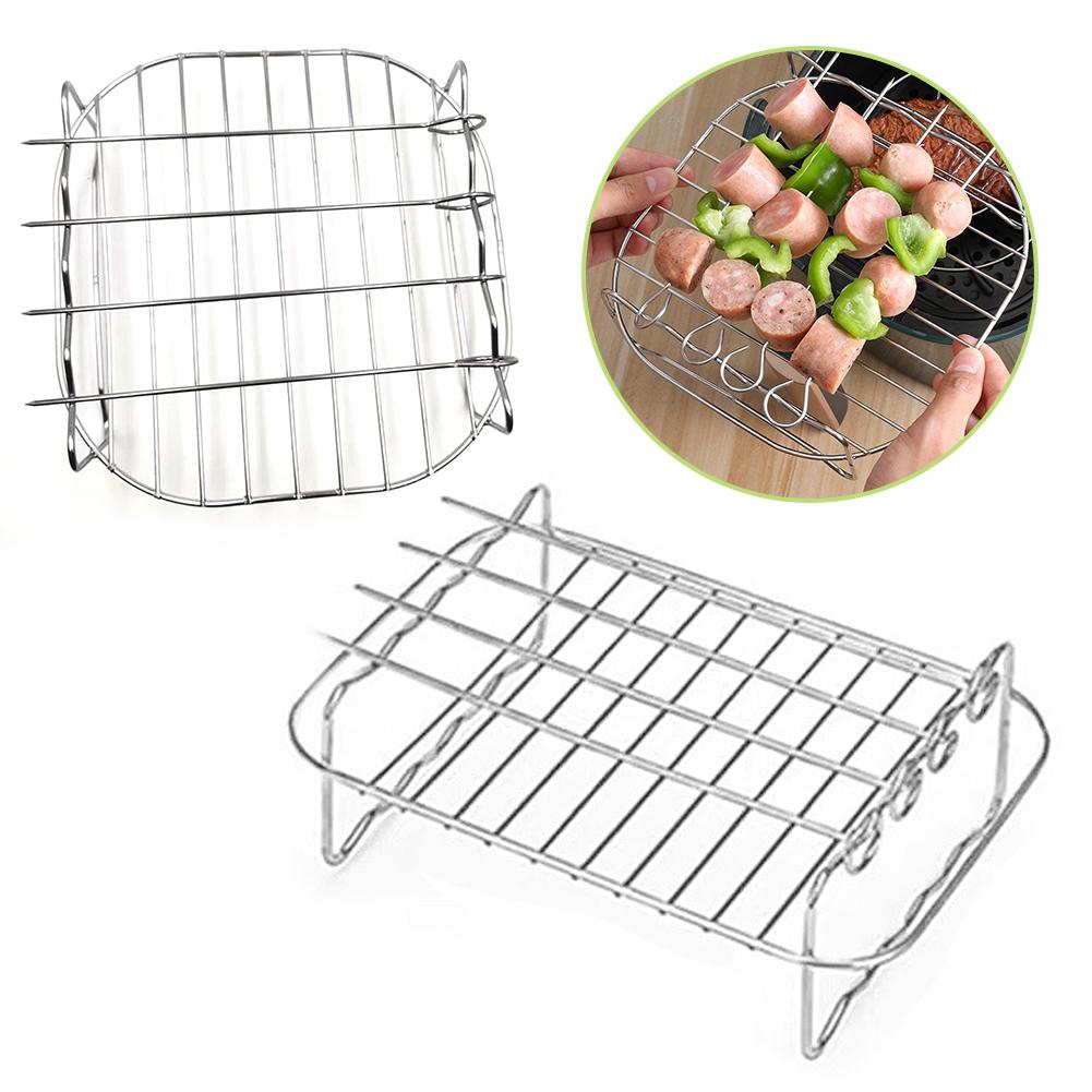 Stainless Steel Air Fryer Bask - огляд і ціна Kitchen Baking Tray Rack