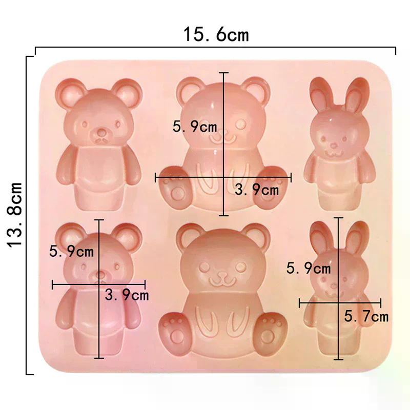 /PFU/Silicone Mold Cute Cartoo - огляд і ціна Baking Kitchen For Kids