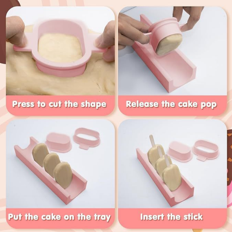 Cake Pop Mold Set with Tray No - огляд і ціна Kitchen Baking Tray