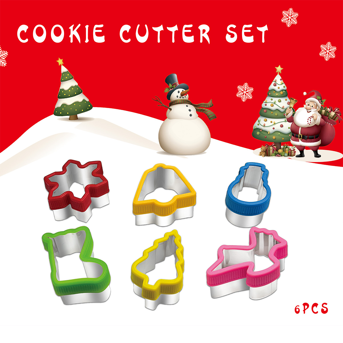 Christmas cookie cutting handg - огляд і ціна Kitchen Baking Set