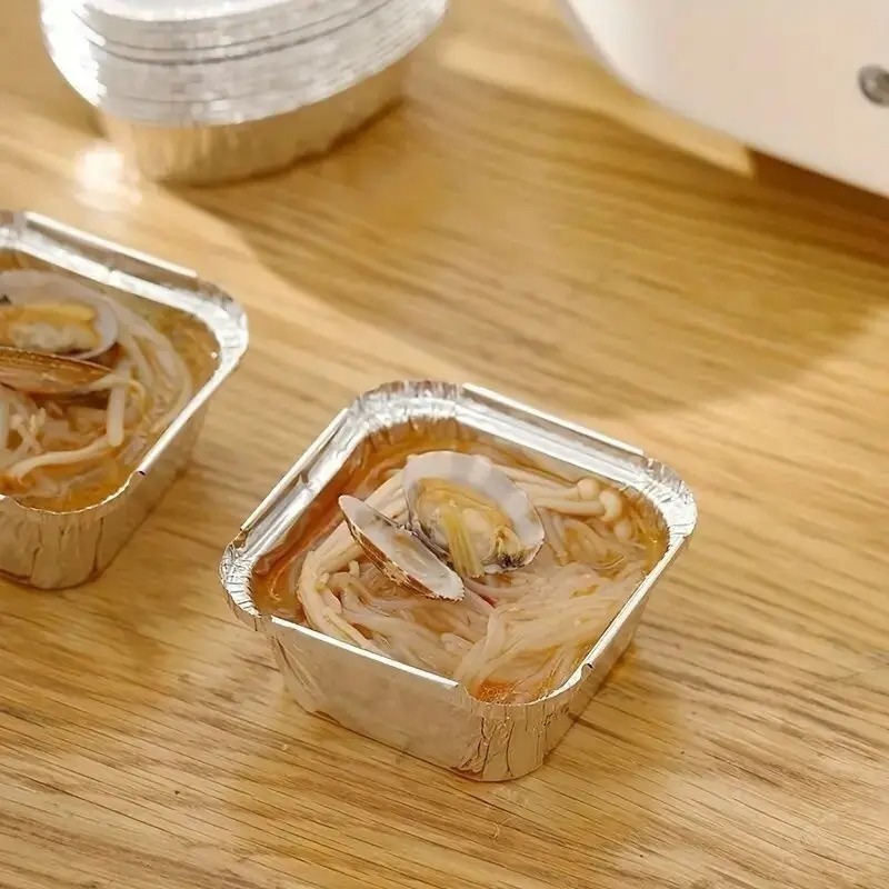 20/40Pcs Square Disposable Alu - огляд і ціна Kitchen Baking Storage Containers