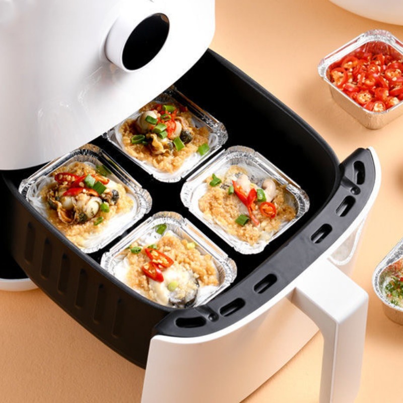 20/40Pcs Square Disposable Alu - огляд і ціна Kitchen Baking Storage Containers