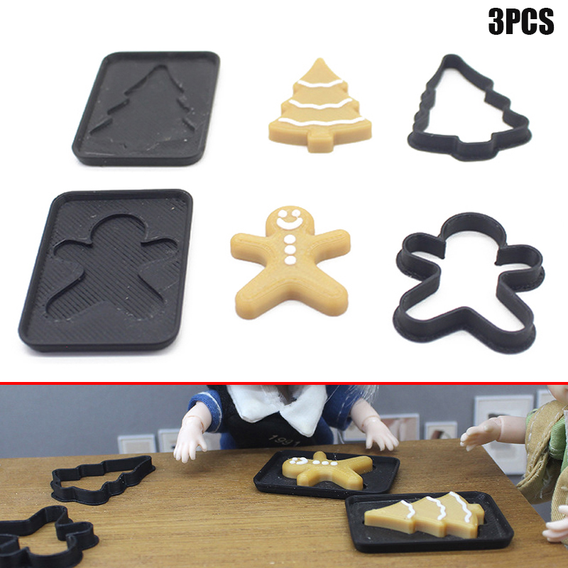 3PCS Miniature Human Gingerbre - огляд і ціна Baking In Kitchen
