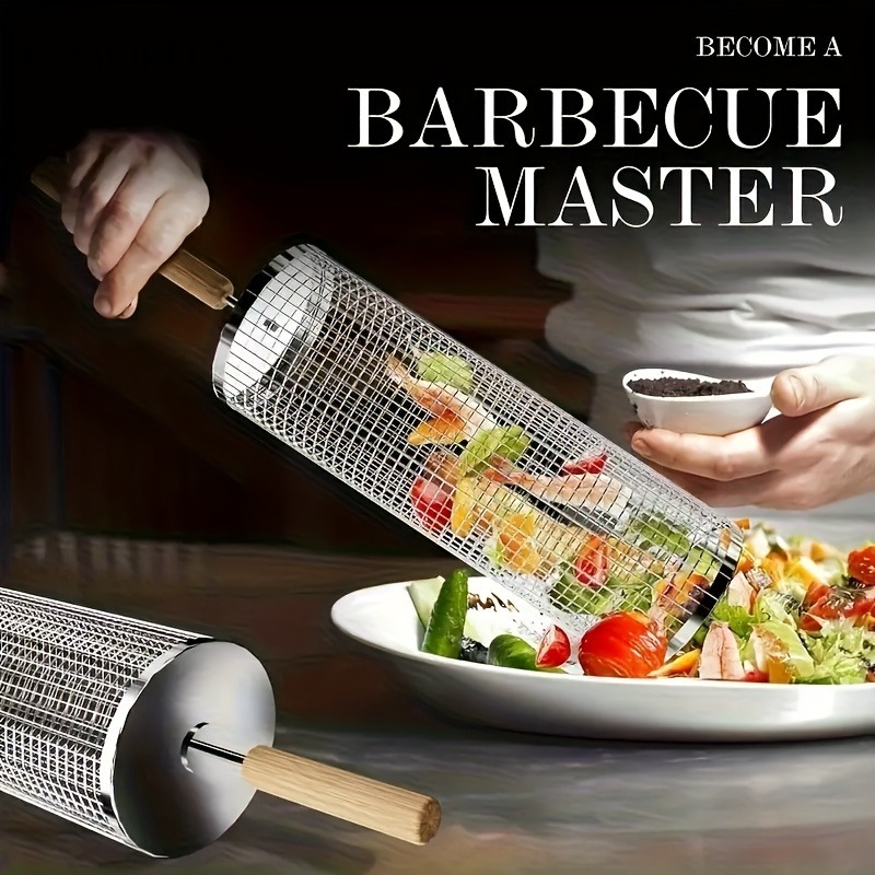 Round Barbecue Grill Basket Se - огляд і ціна Kitchen Baking Tray Rack
