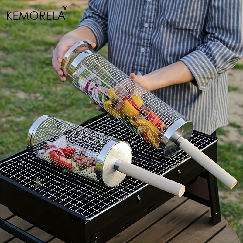 Round Barbecue Grill Basket Se - огляд і ціна Kitchen Baking Tray Rack