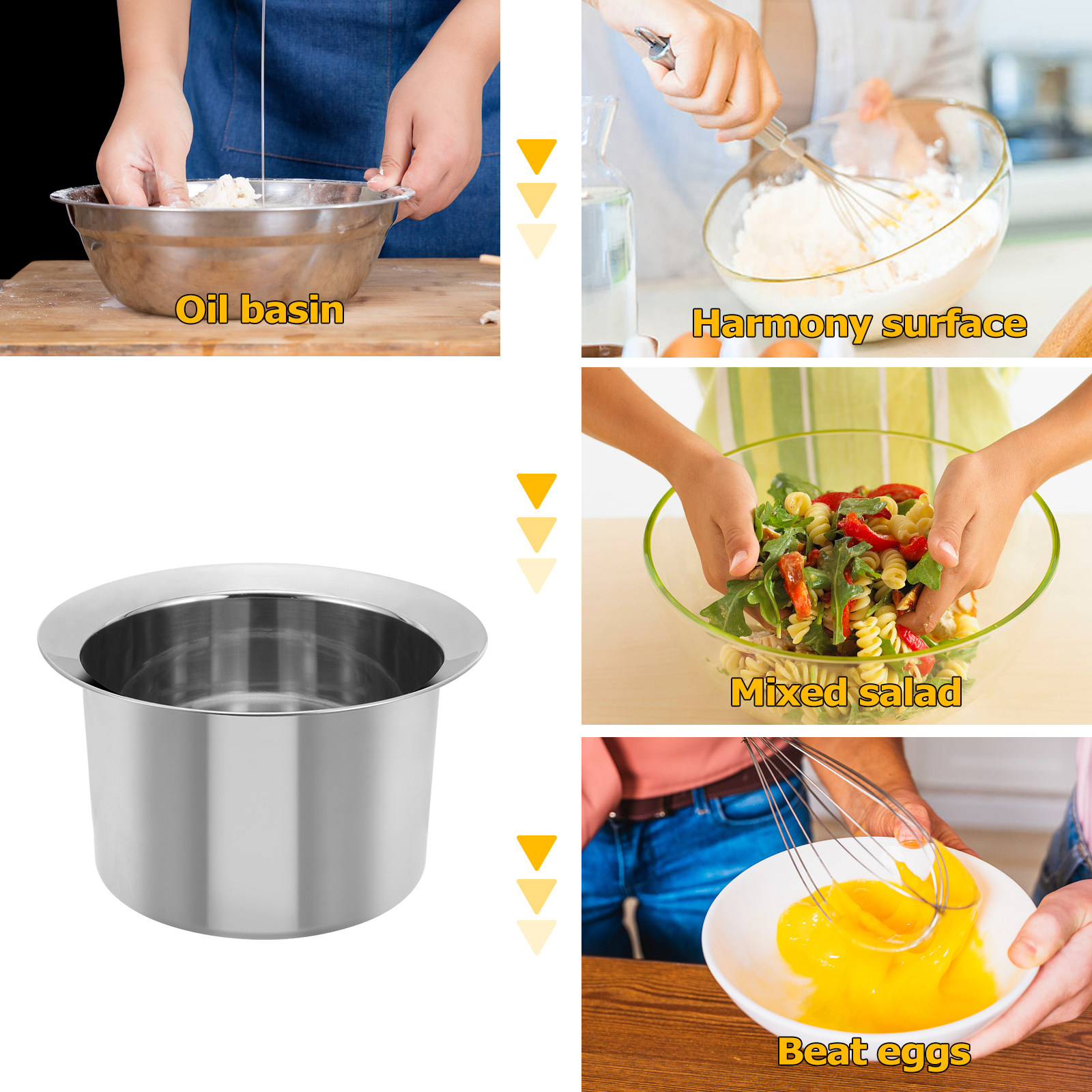 Stainless Steel Oil Basin Mult - огляд і ціна Kitchen Baking Storage Containers