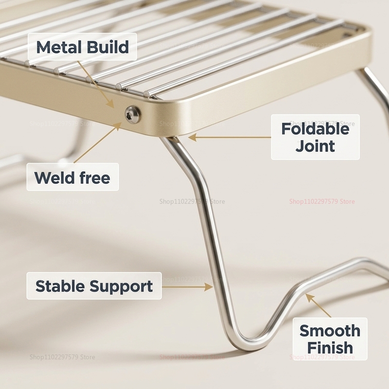Portable Stainless Steel Folda - огляд і ціна Kitchen Baking Tray Rack