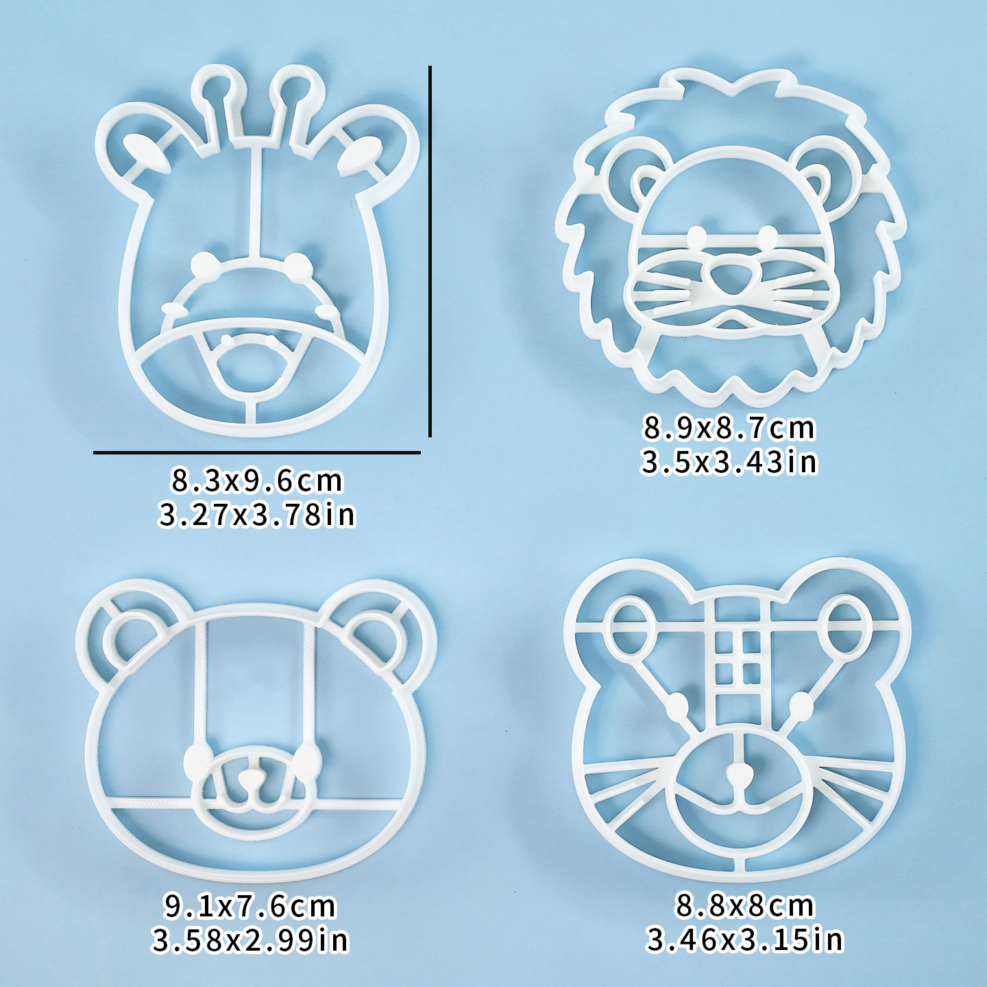 4 Pcs Animal Cookie Cutters Se - огляд і ціна Kitchen Baking Set