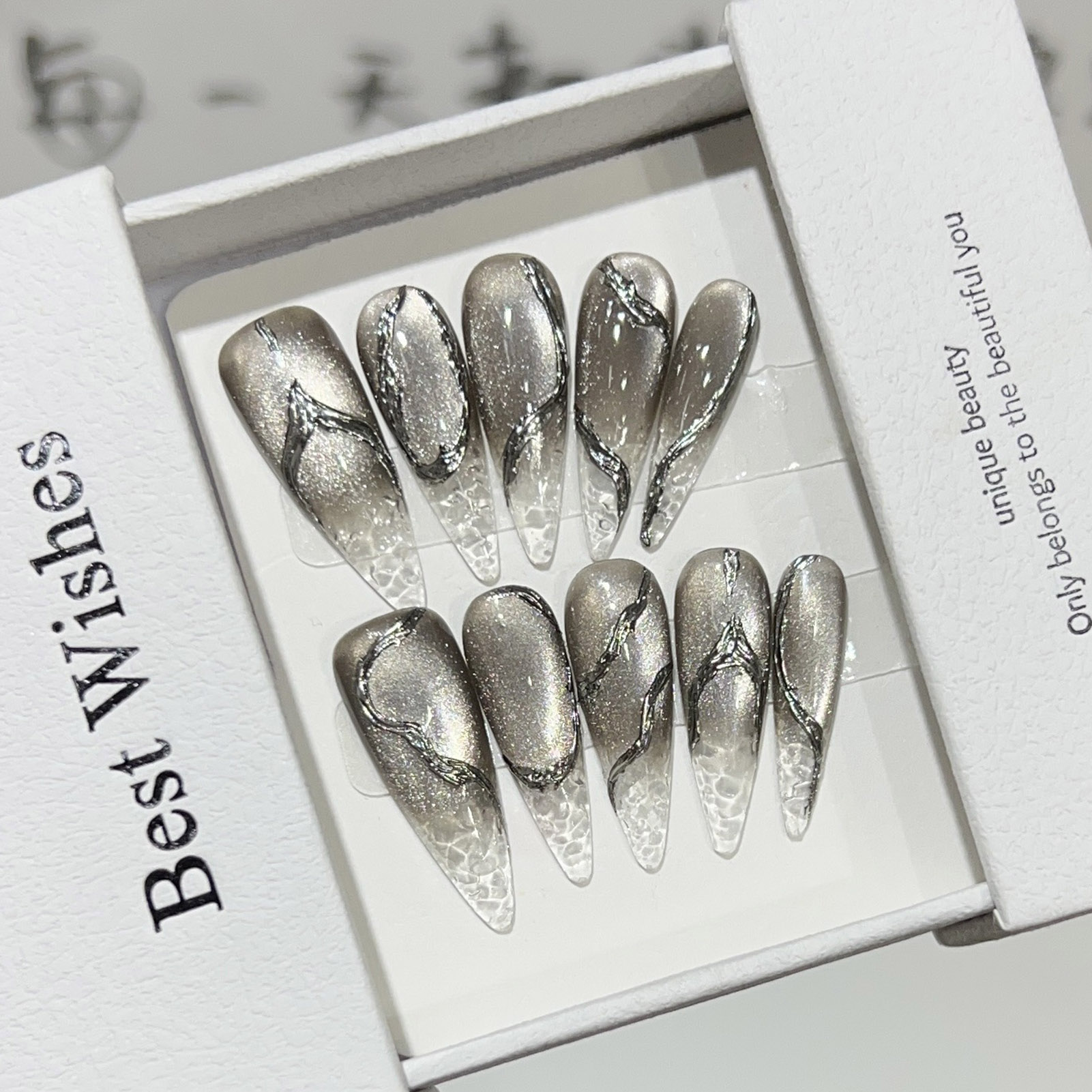 10pcs Halloween False Nails Re - огляд і ціна Decorating Tip Set