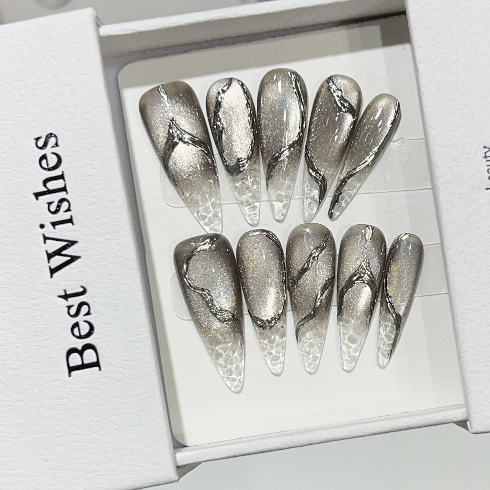 10pcs Halloween False Nails Re - огляд і ціна Decorating Tip Set