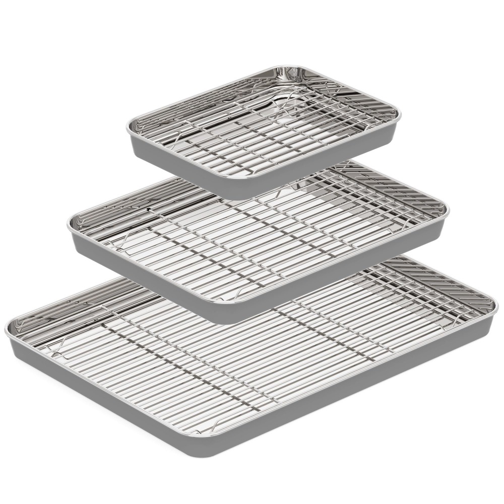 Stainless Steel Baking Sheet w - огляд і ціна Kitchen Baking Tray Rack