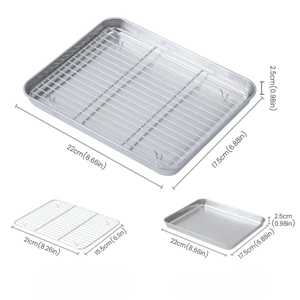 Stainless Steel Baking Sheet w - огляд і ціна Kitchen Baking Tray Rack