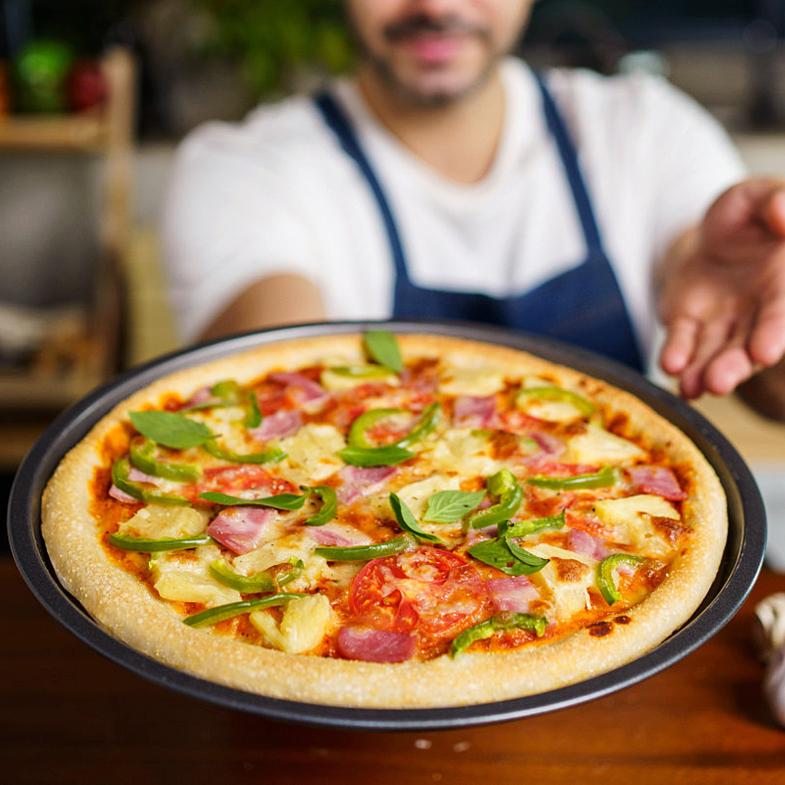 Round Shape Carbon Steel Pizza - огляд і ціна Kitchen Baking Tray