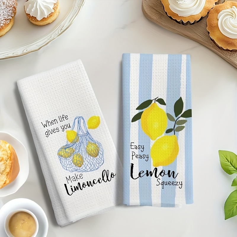 2Pcs, Lemon Mesh Kitchen Towel - огляд і ціна Kitchen Baking Set