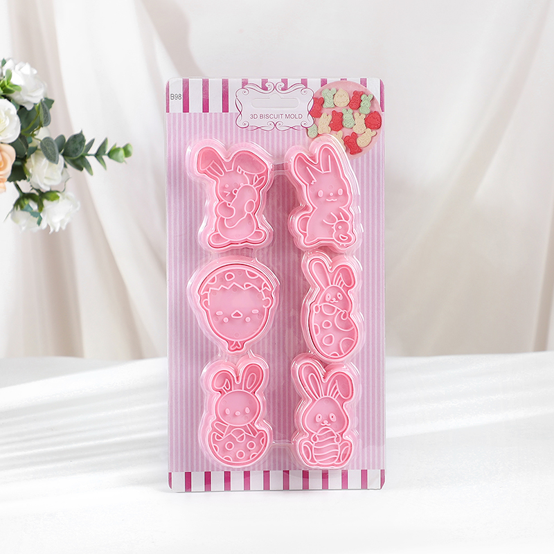 6pcs/Set Easter Bunny Cookie C - огляд і ціна Kitchen Baking Set