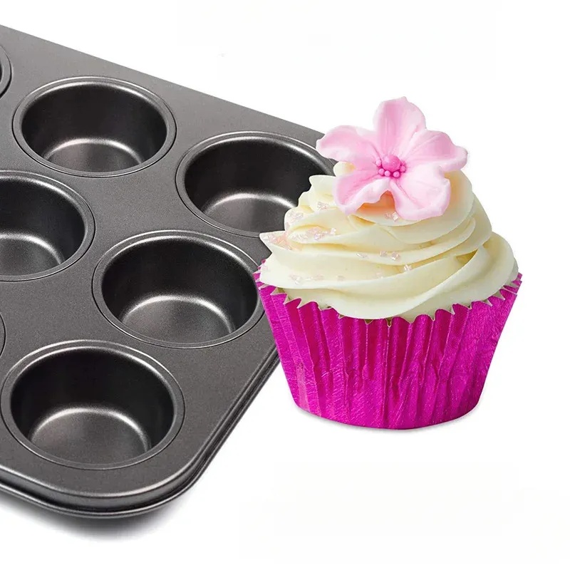 100 piece set of gold foil cup - огляд і ціна Kitchen Baking Set