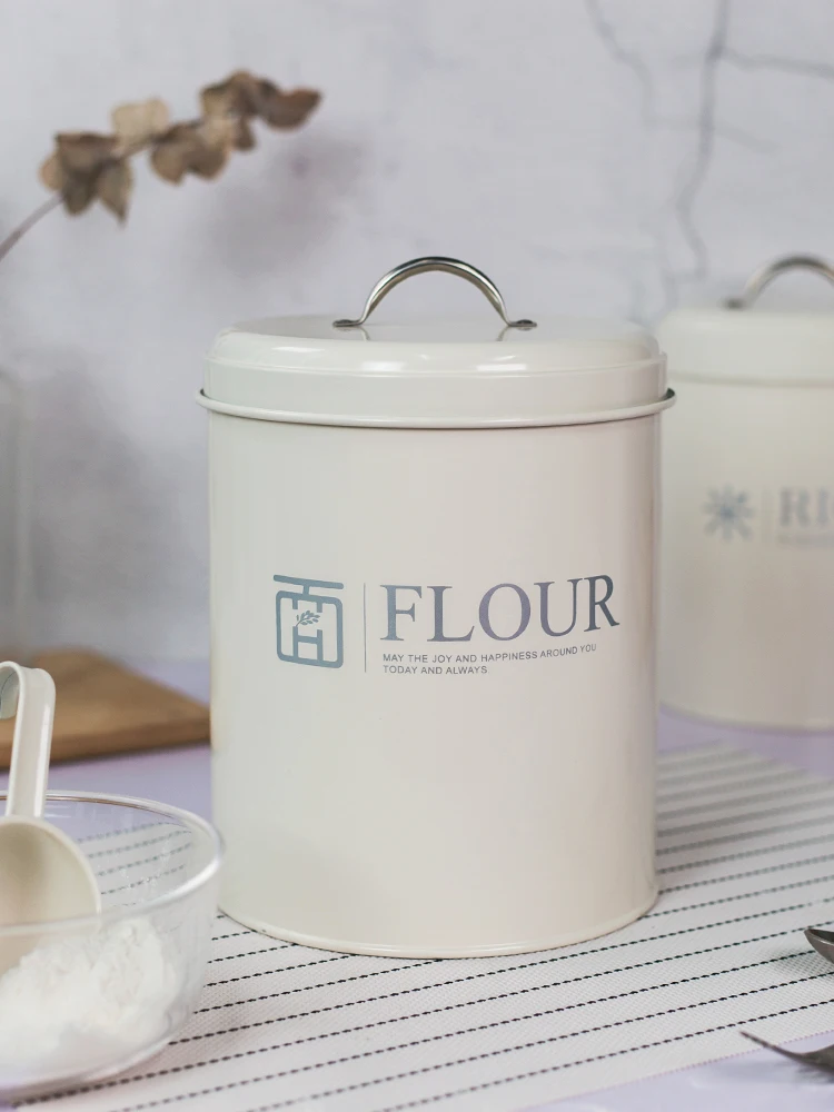 Round Type Baking Flour Storag - огляд і ціна Kitchen Baking Storage Containers