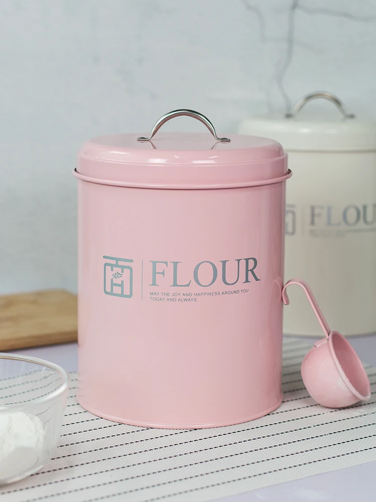 Round Type Baking Flour Storag - огляд і ціна Kitchen Baking Storage Containers