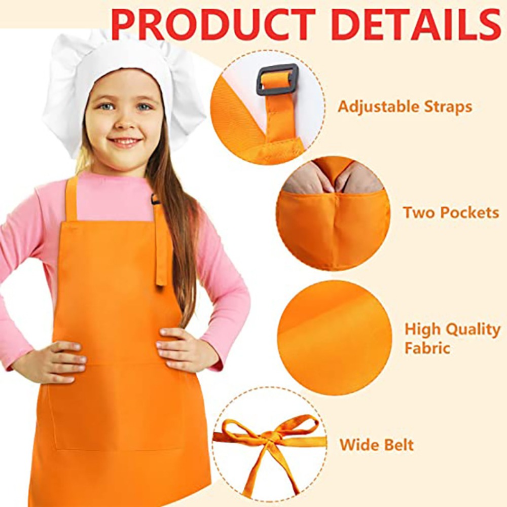 Children Chef Apron Front Pock - огляд і ціна Baking Kitchen For Kids