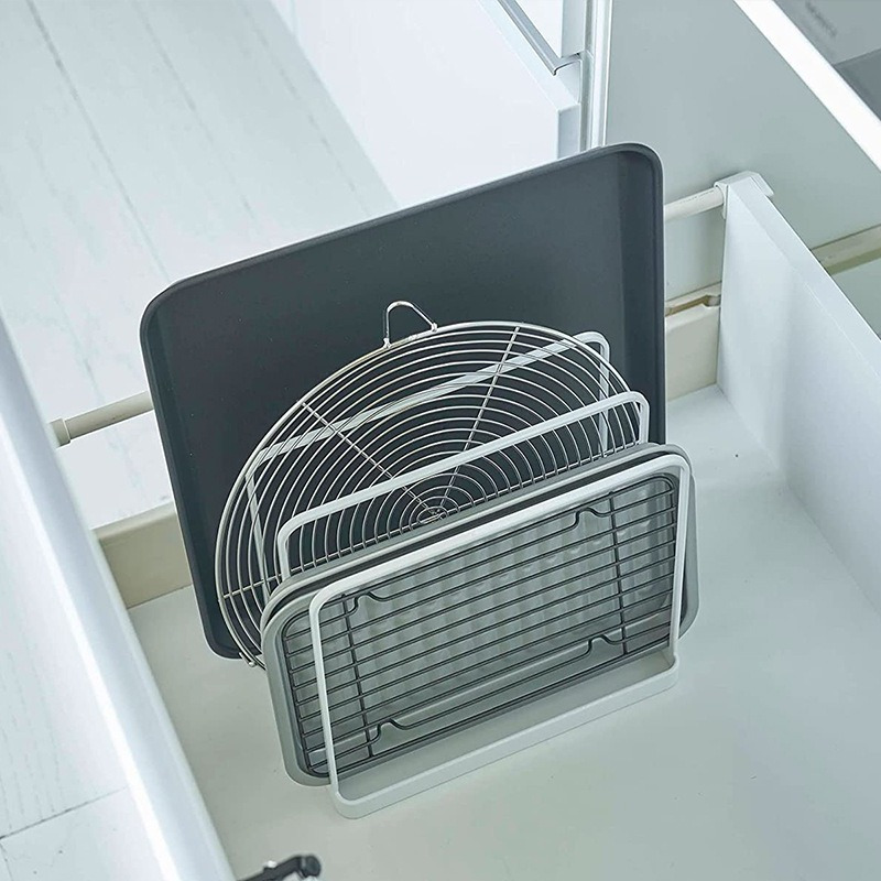 Vertical Cutting Board Rack Fo - огляд і ціна Kitchen Baking Tray Rack