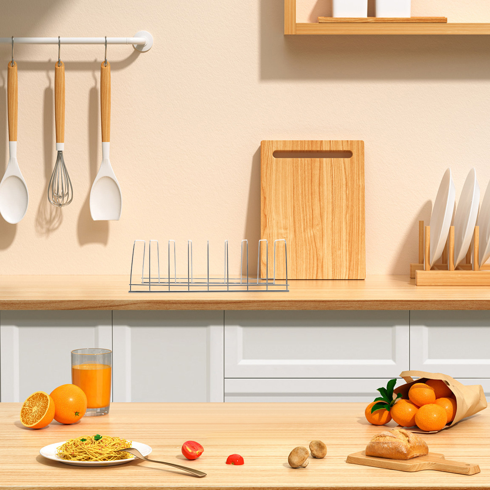 Stainless Steel Kitchen Storag - огляд і ціна Kitchen Baking Tray Rack
