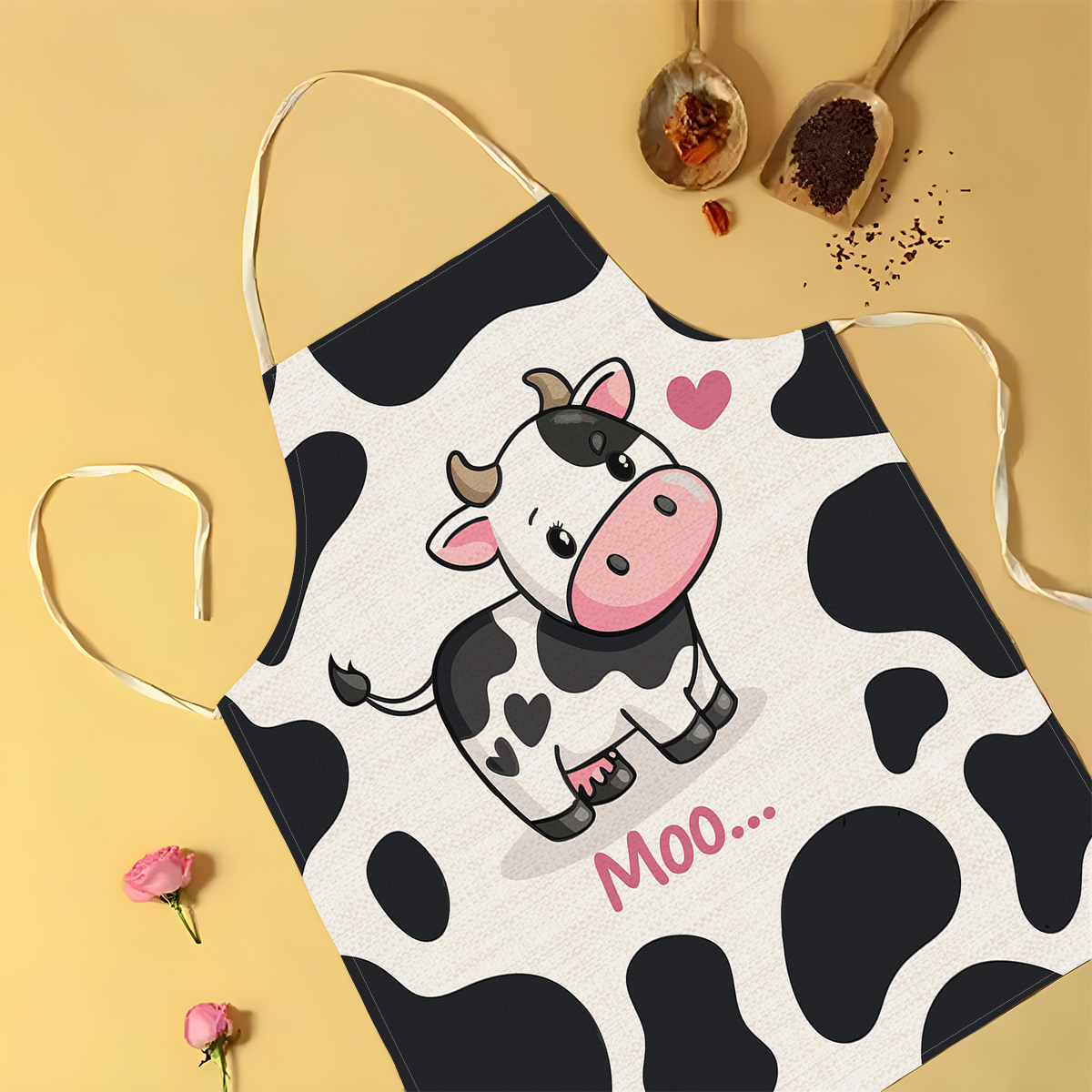 1pc Cute Cartoon Cow Print Kit - огляд і ціна Baking Kitchen For Kids