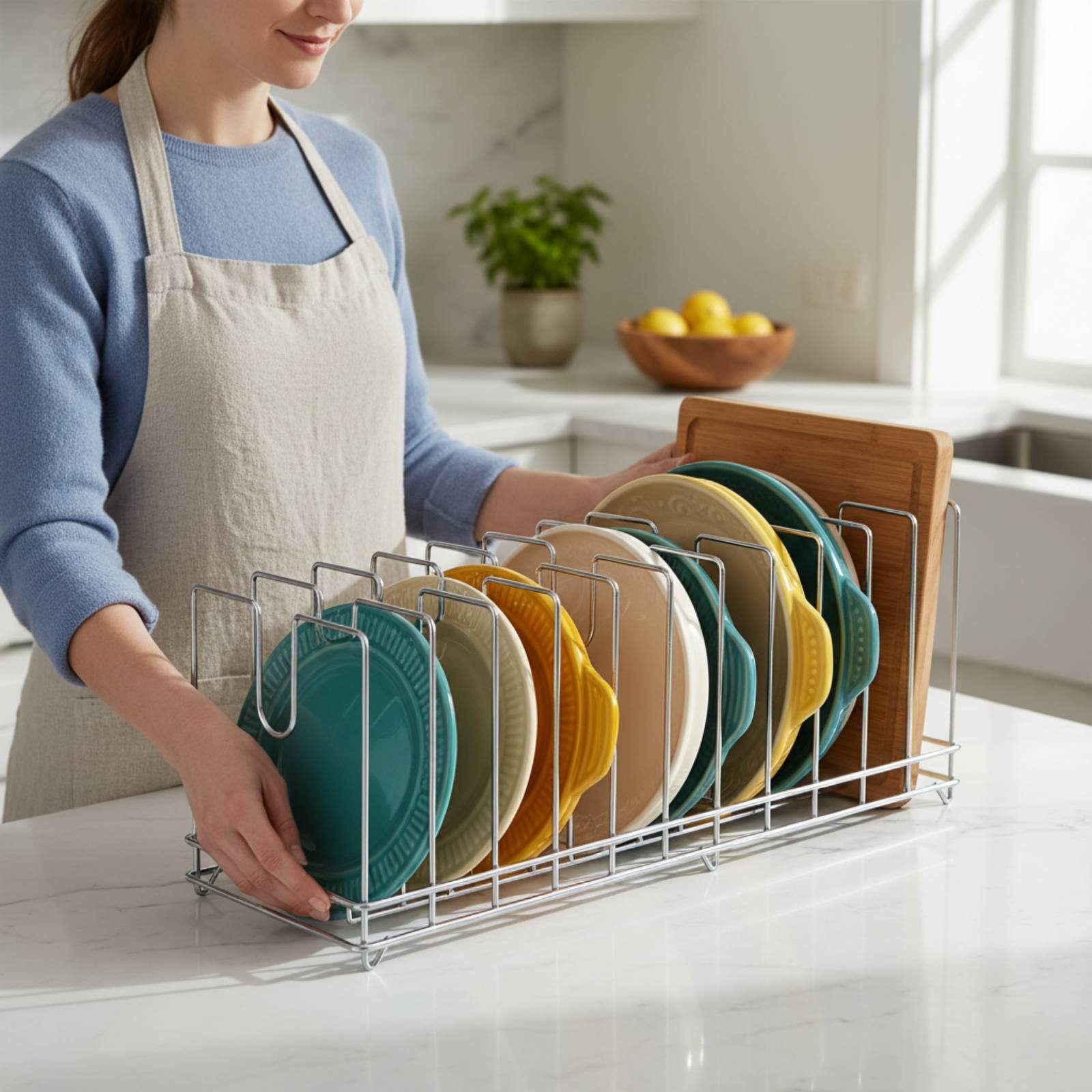 Pizza Pan Rack Space Saving Ba - огляд і ціна Kitchen Baking Tray Rack