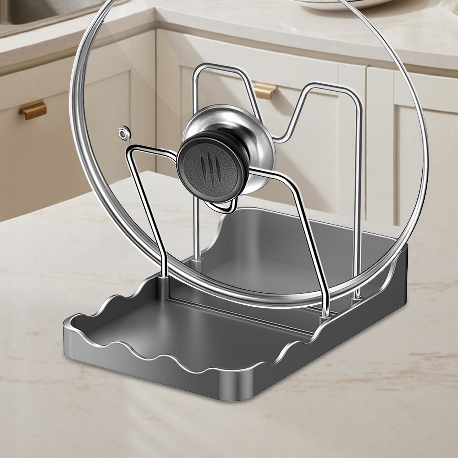 Pot Lid Organizer Vertical Spo - огляд і ціна Kitchen Baking Tray Rack