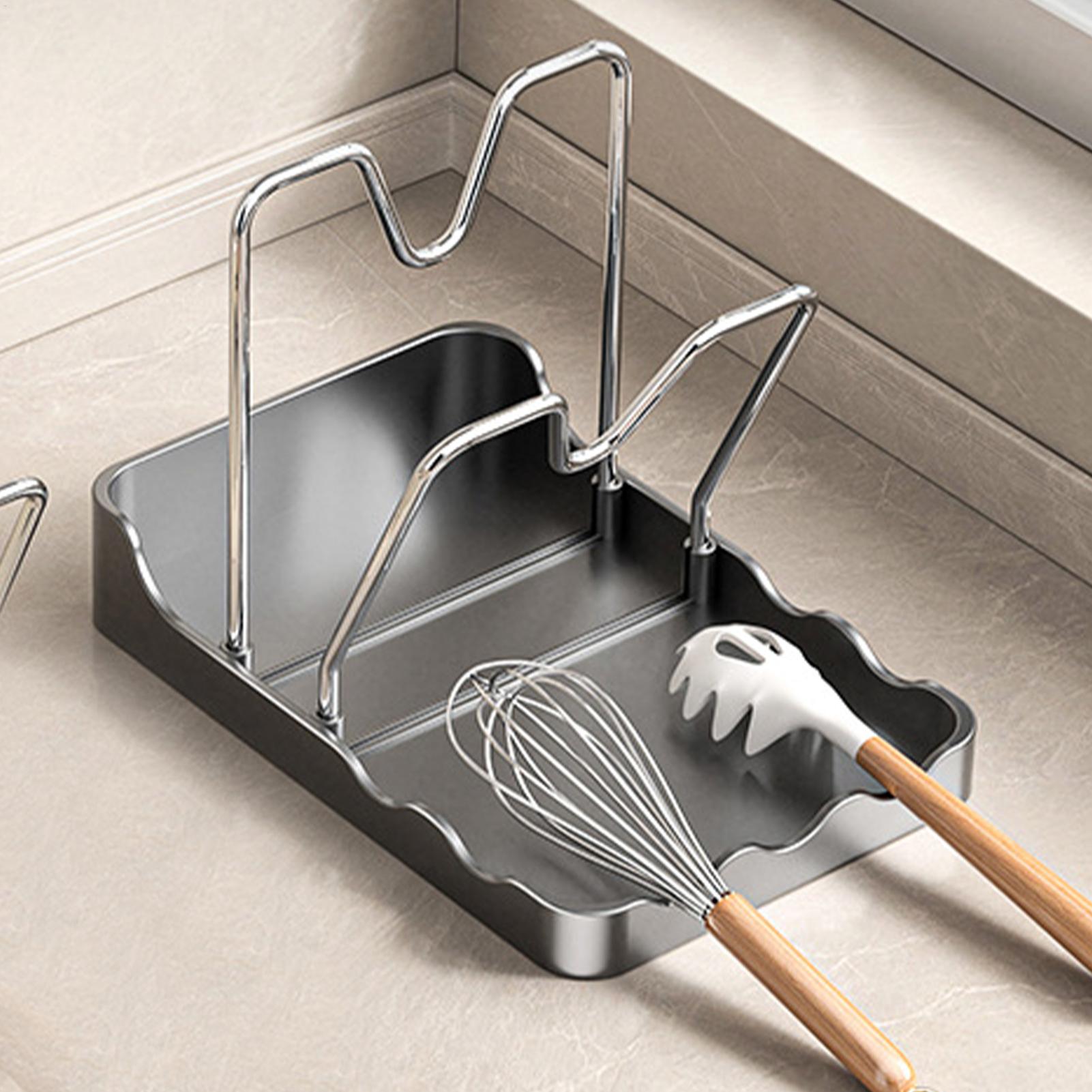 Pot Lid Organizer Vertical Spo - огляд і ціна Kitchen Baking Tray Rack