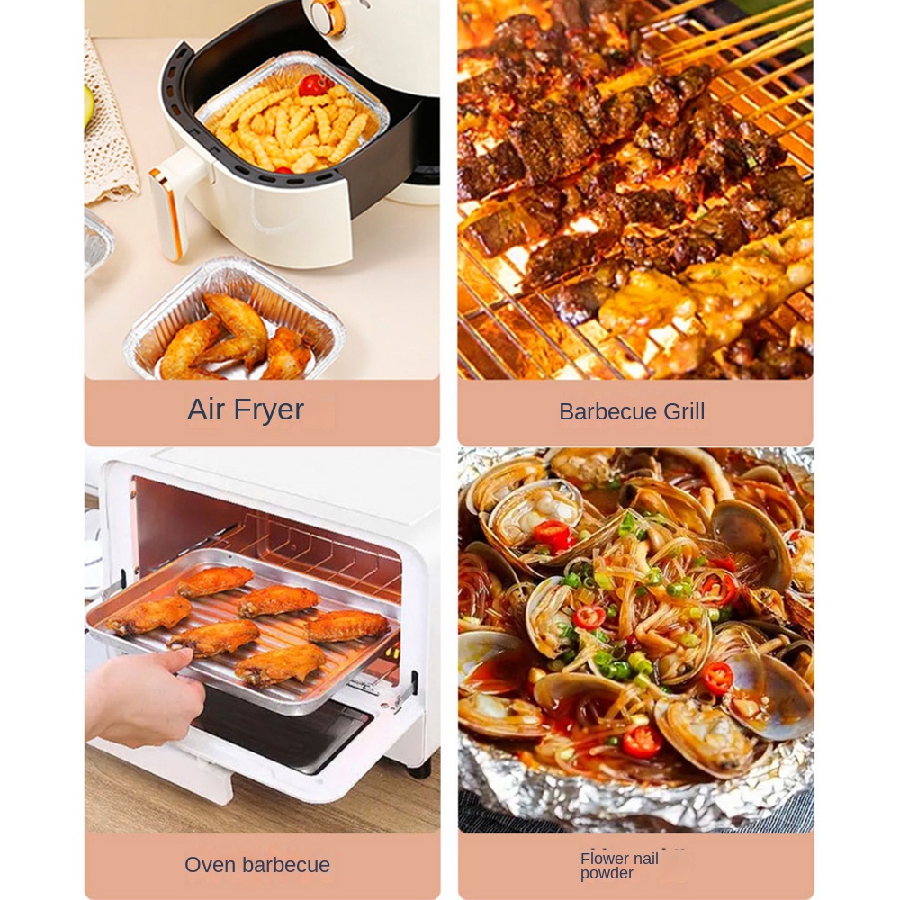 20CM Air Fryer Aluminum Foil P - огляд і ціна Kitchen Baking Tray