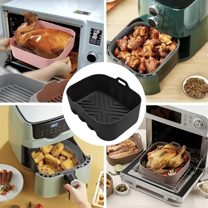 Reusable Silicone Air Fryer Li - огляд і ціна Kitchen Baking Tray